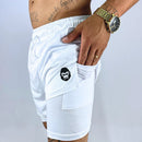 Kit 2 Shorts Kong 2 em 1 Para Academia