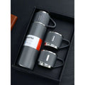Kit Garrafa Térmica Vacuum Bottle Inox